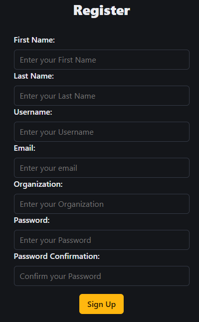 Account Creation