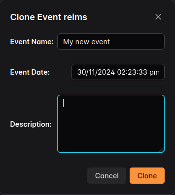 Event Clone